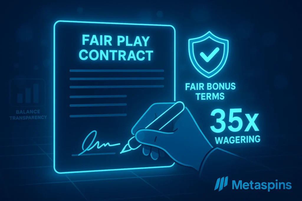 Metaspins Fair Bonus Terms – Desktop