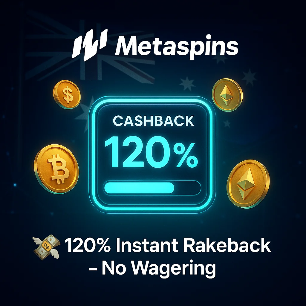 Metaspins Instant Rakeback – Mobile
